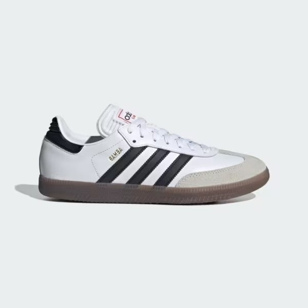 Adidas Samba J Sneaker White Black Gum Kids Size 3.5 IF1944 Leather Classic